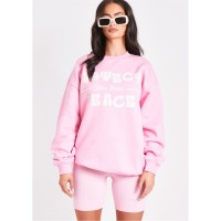 блуза,дамски,блузи,missy,empire,your,peace,oversized,sweatshirt,pink