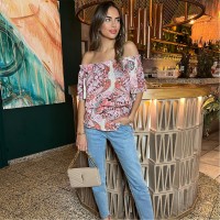 дамски,топове,ax,paris,multi,pink,tone,print,bardot,top,multi