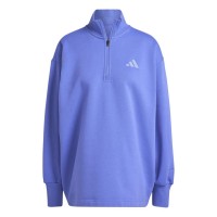 дамска,поларена,блуза,разпродажба,adidas,дамски,блузи,adidas,all,szn,fleece,loose,quarter,zip,sweatshirt,womens,cobalt,blue