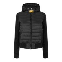 поларено,яке,дамски,якета,и,палта,parajumpers,women's,caelie,fleece,hooded,long,sleeve,hybrid,jacket,black,541