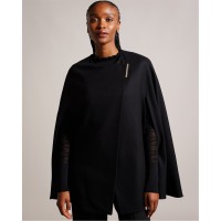 шапка,дамски,якета,и,палта,ted,baker,melton,cape,ld99,black