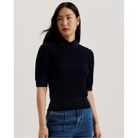 дамски,плетени,дрехи,дамски,топове,ted,baker,puff,fited,swtr,ld99,navy