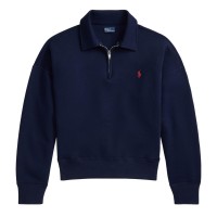дамски,ежедневни,облекла,polo,ralph,lauren,women,s,quarter,zip,fleece,cruise,navy