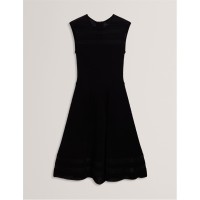 дамски,поли,и,рокли,дамски,плетени,дрехи,ted,baker,ted,knit,skaterdress,ld54,black