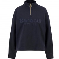дамски,пуловер,дамски,ежедневни,облекла,barbour,womens,sara,jumper,dark,navy