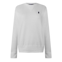 поларена,блуза,дамски,горнища,с,качулка,дамски,ежедневни,облекла,polo,ralph,lauren,fleece,crew,sweater,white