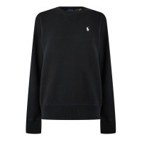 поларена,блуза,дамски,ежедневни,облекла,polo,ralph,lauren,fleece,crew,sweater,polo,black