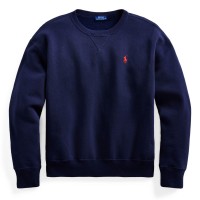 поларена,блуза,дамски,ежедневни,облекла,polo,ralph,lauren,fleece,crew,sweater,cruise,navy