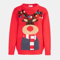 пуловер,коледни,пуловери,дамски,плетени,дрехи,star,xmas,jumper,ld54,rudolph