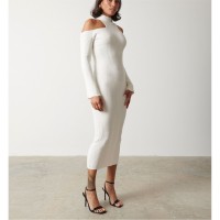 рокля,дамски,поли,и,рокли,дамски,плетени,дрехи,pretty,lavish,women's,knitted,jumper,dress,cream