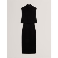 рокля,дамски,плетени,дрехи,ted,baker,ted,sless,knit,dress,ld61,black