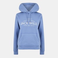 суичър,jack,wills,hunston,graphic,logo,hoodie,periwinkle