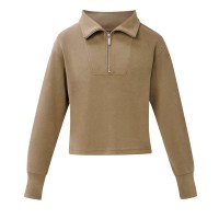 дамски,ежедневни,облекла,sweaty,betty,women,s,1,4,zip,fleece,khaki,brown