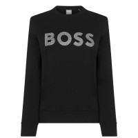 блуза,дамски,горнища,с,качулка,дамски,ежедневни,облекла,boss,diamante,logo,sweatshirt,black,001