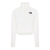 дамска,поларена,блуза,дамски,полари,the,north,face,women,s,glacier,quarter,zip,crop,fleece,top,white,dune