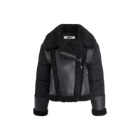 дамски,якета,и,палта,dkny,faux,fur,jkt,ld64,black,black