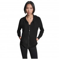 дамски,горнища,с,качулка,дамски,ежедневни,облекла,dkny,dkny,fz,waffle,hd,ld62,black