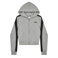 дамски,суичър,дамски,горнища,с,качулка,no,fear,womens,track,zip,up,hoodie,grey