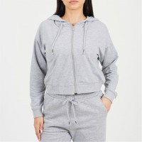 суичър,дамски,горнища,с,качулка,brave,soul,bs,cropped,zip,through,hoodie,with,pockets,grey,marl