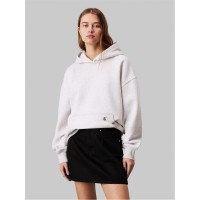 суичър,дамски,горнища,с,качулка,дамски,ежедневни,облекла,calvin,klein,jeans,mixed,logo,relaxed,hoodie,ivory,grey,hthr