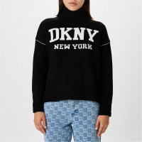 пуловер,дамски,плетени,дрехи,dkny,logo,knitted,jumper,black