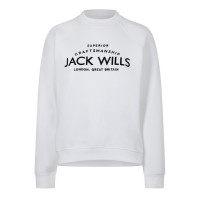 блуза,дамски,горнища,с,качулка,дамски,блузи,jack,wills,hunston,graphic,crew,neck,sweatshirt,vintage,white