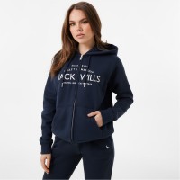 суичър,дамски,блузи,jack,wills,hunston,logo,zip,hoodie,navy