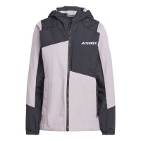 промоция,на,зимни,облекла,разпродажба,adidas,дамски,жилетки,adidas,women's,hybrid,waterproof,adjustable,rain,anorak,purple