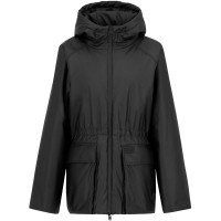 дамски,якета,и,палта,barbour,international,women's,jourdaine,water,resistant,hooded,rain,anorak,black