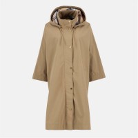 дамски,якета,и,палта,barbour,womens,everlee,showerproof,hooded,long,sleeve,knee,length,rain,anorak,military,tartan