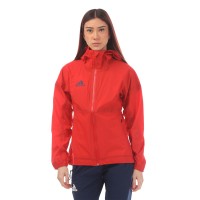 дамски,жилетки,adidas,women,s,water,resistant,lightweight,rain,anorak,red