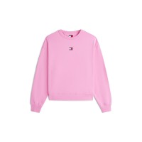 дамска,блуза,дамски,ежедневни,облекла,tommy,jeans,women,s,badge,crew,sweatshirt,pink,daisy