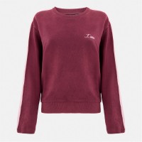 блуза,промоция,на,зимни,облекла,дамски,горнища,с,качулка,дамски,блузи,дамски,облекла,размер,i,saw,it,first,side,stripe,sweatshirt,burgundy