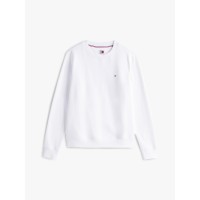 дамска,блуза,дамски,ежедневни,облекла,tommy,jeans,women,s,embroidered,crew,sweatshirt,white