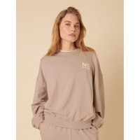 дамска,блуза,дамски,ежедневни,облекла,nobodys,child,women,s,crew,sweatshirt,beige