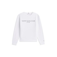 блуза,дамски,горнища,с,качулка,дамски,ежедневни,облекла,tommy,hilfiger,pullover,sweatshirt,th,optic,white