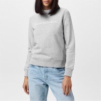 блуза,дамски,пижами,дамски,блузи,calvin,klein,jeans,institute,logo,sweatshirt,grey,heather