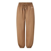 дамски,анцуг,off,white,women,s,embroidered,logo,cotton,closed,hem,fleece,joggers,brown,white