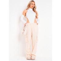 панталони,дамски,къси,панталони,missy,empire,cargo,trousers,stone