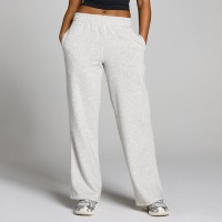 дамски,анцуг,дамски,анцузи,дамско,фитнес,облекло,myprotein,women,s,basics,fleece,straight,leg,tracksuit,bottoms,grey,marl