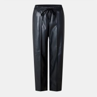 vero,moda,women's,rose,faux,wide,leg,trouser,obsidian