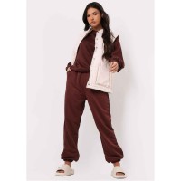 анцуг,дамски,анцузи,missy,empire,high,waisted,joggers,chocolate