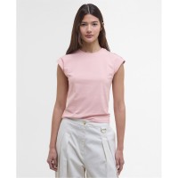 тениска,дамски,топове,barbour,international,priya,slim,fit,t,shirt,pink,muave