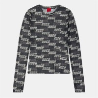 къса,блуза,дамски,топове,hugo,women's,delonie,cropped,crop,tops,open,misc
