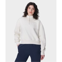 дамски,горнища,с,качулка,дамски,ежедневни,облекла,sweaty,betty,women's,revive,rib,half,zip,fleece,lily,white