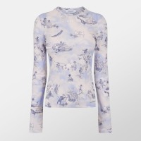 дамска,блуза,дамски,ежедневни,облекла,off,white,women,s,fresco,slim,fit,crew,neck,sweatshirt,blue