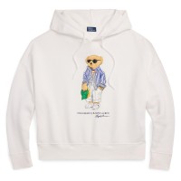 суичър,дамски,ежедневни,облекла,polo,ralph,lauren,bear,fleece,hoodie,white