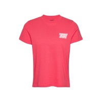 тениска,дамски,топове,tommy,jeans,women's,bubble,t,shirt,amour