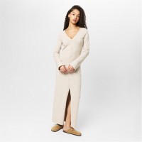 рокля,дамски,плетени,дрехи,jack,wills,button,maxi,dress,stone,marl