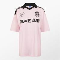 футболна,фланелка,дамски,топове,hugo,dila,b,game,day,football,shirt,lt,pstl,pink